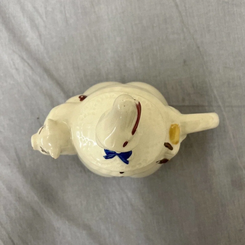 Tom the Pipers Son 7” Porcelain Tea Pot Vintage 1940’s Shawnee Pottery FS Chrty
